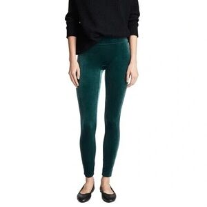Spanx Malachite Velvet Leggings Size XS NWT